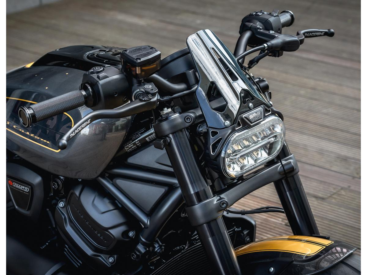 Thunderbike Sp S Windshield Kit Black Cut Thunderbike