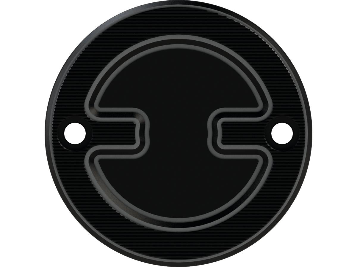 Thunderbike Tb S Timer Cover Black Cut Anodized Thunderbike