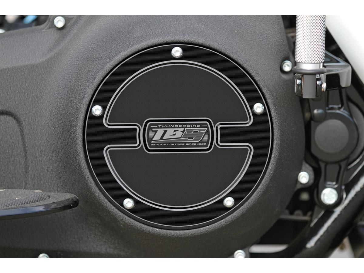 Thunderbike Tb S Clutch Cover Black Cut Anodized Thunderbike