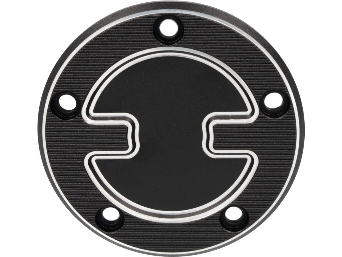 Thunderbike Tb S Timer Cover Black Cut Anodized Thunderbike