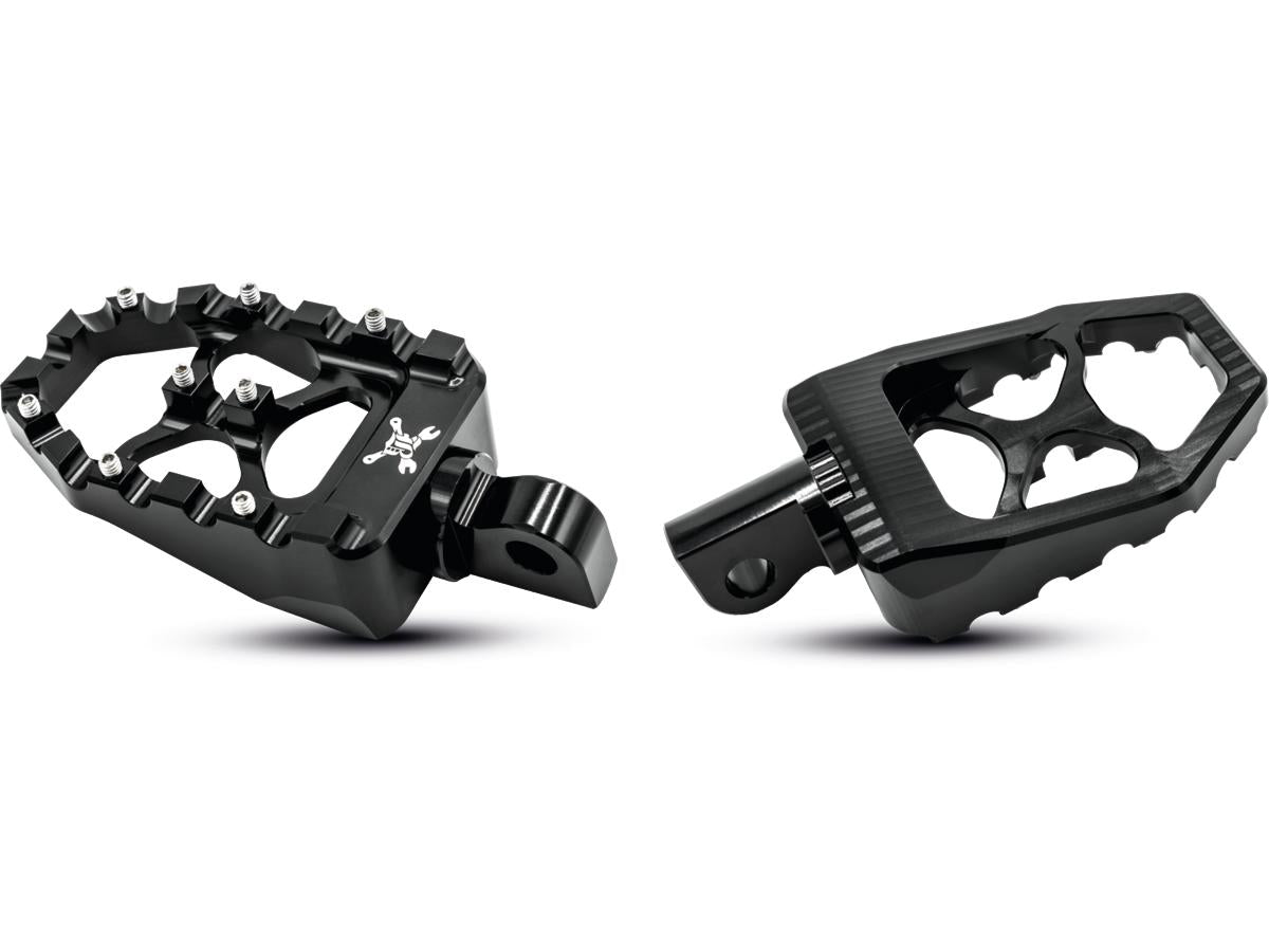 Burly Brand Mx Evolution Footpegs Black Anodized Burly Brand Default Title