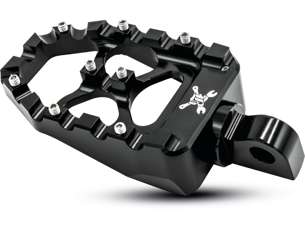 Burly Brand Mx Evolution Footpegs Black Anodized Burly Brand