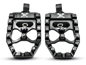 Burly Brand Mx Evolution Footpegs Black Anodized Burly Brand