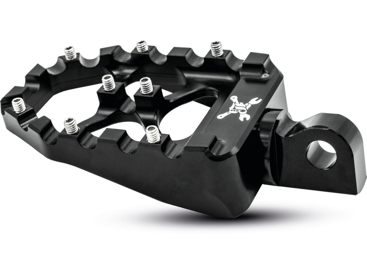 Burly Brand Mx Evolution Footpegs Black Anodized Burly Brand