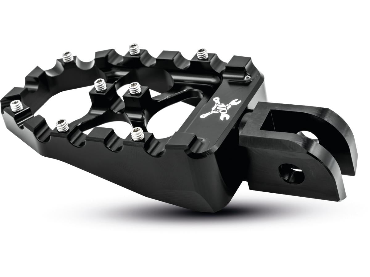 Burly Brand Mx Evolution Footpegs Black Anodized Burly Brand