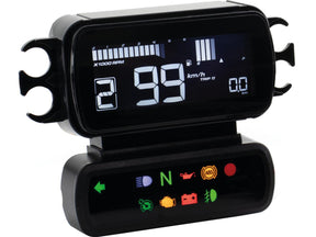 Koso D2 Multifuncton Speedo And Tachometer For Baggers 8 Color Changeable Display Koso Default Title
