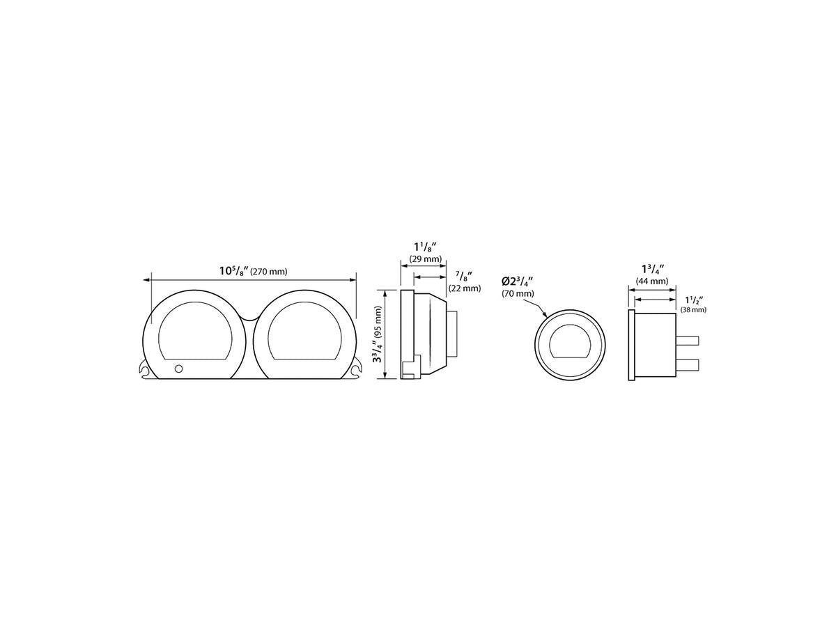 Koso Hd 03 4 Meter Instrument Kit 8 Color Changeable Display Koso
