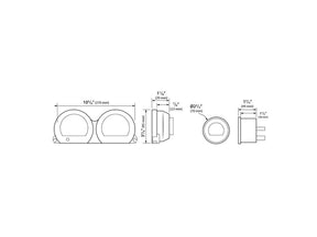 Koso Hd 03 4 Meter Instrument Kit 8 Color Changeable Display Koso
