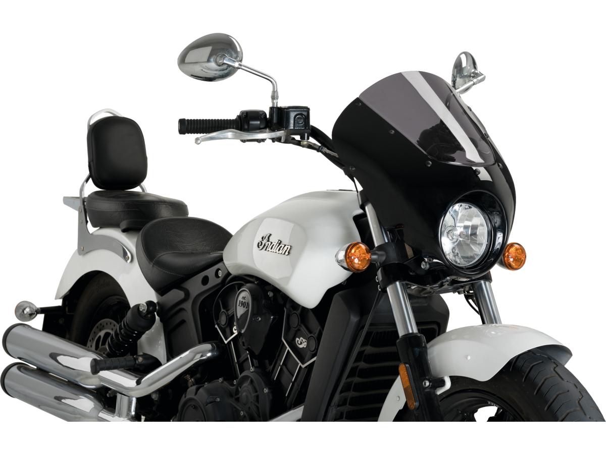 Santee Dark Night Semifairing Without Bracket And Screen Dimensions Fairing With Screen, Height 470 Mm X Width 460 Mm Santee