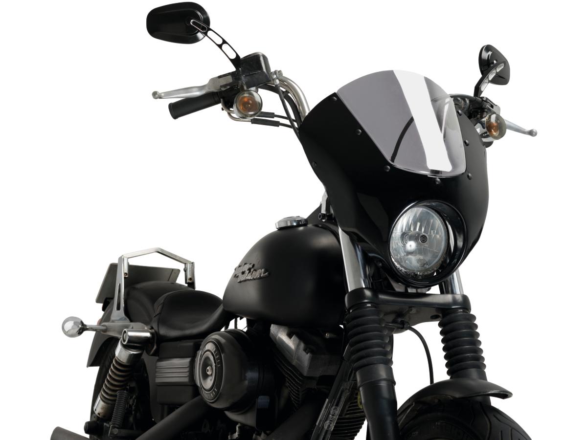 Santee Dark Night Semifairing Without Bracket And Screen Dimensions Fairing With Screen, Height 470 Mm X Width 460 Mm Santee