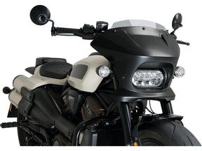 Santee Fury Semifairing Screen Sport; Height 65 Mm X Width 350 Mm Santee