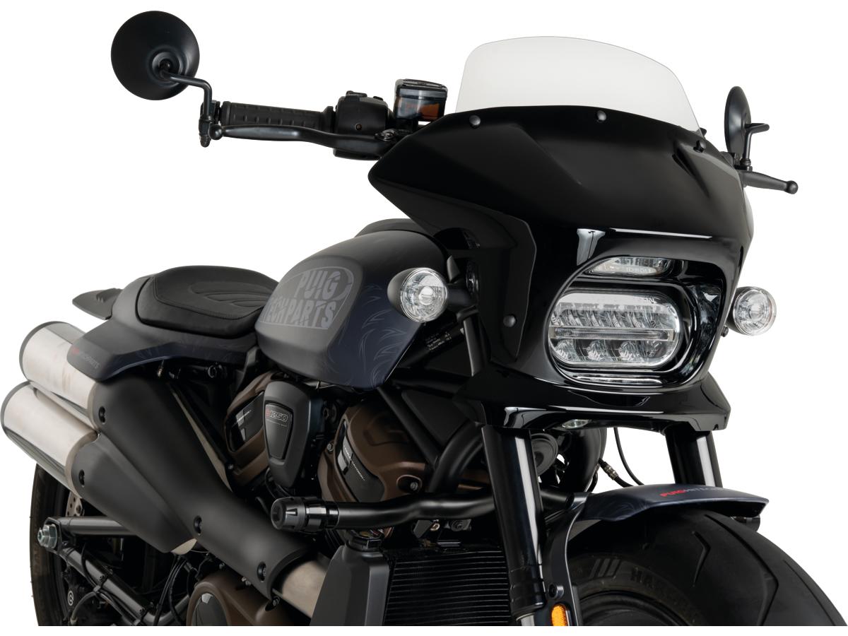 Santee Fury Semifairing Screen Touring; Height 115 Mm X Width 350 Mm Santee Default Title