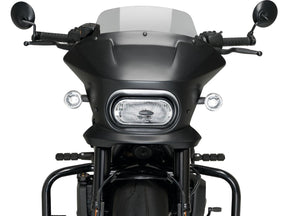 Santee Fury Semifairing Screen Touring; Height 115 Mm X Width 350 Mm Santee