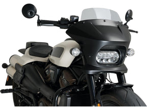 Santee Fury Semifairing Screen Touring; Height 115 Mm X Width 350 Mm Santee