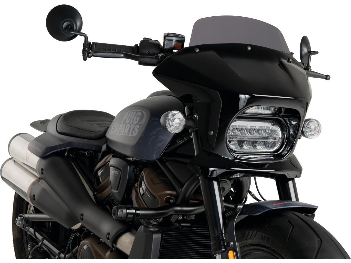 Santee Fury Semifairing Screen Touring; Height 115 Mm X Width 350 Mm Santee Default Title