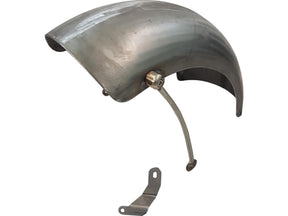 Round Bobber 200 Rear Fender For Indian Scout Raw Steel Holy Death Motorcycle Co. Default Title