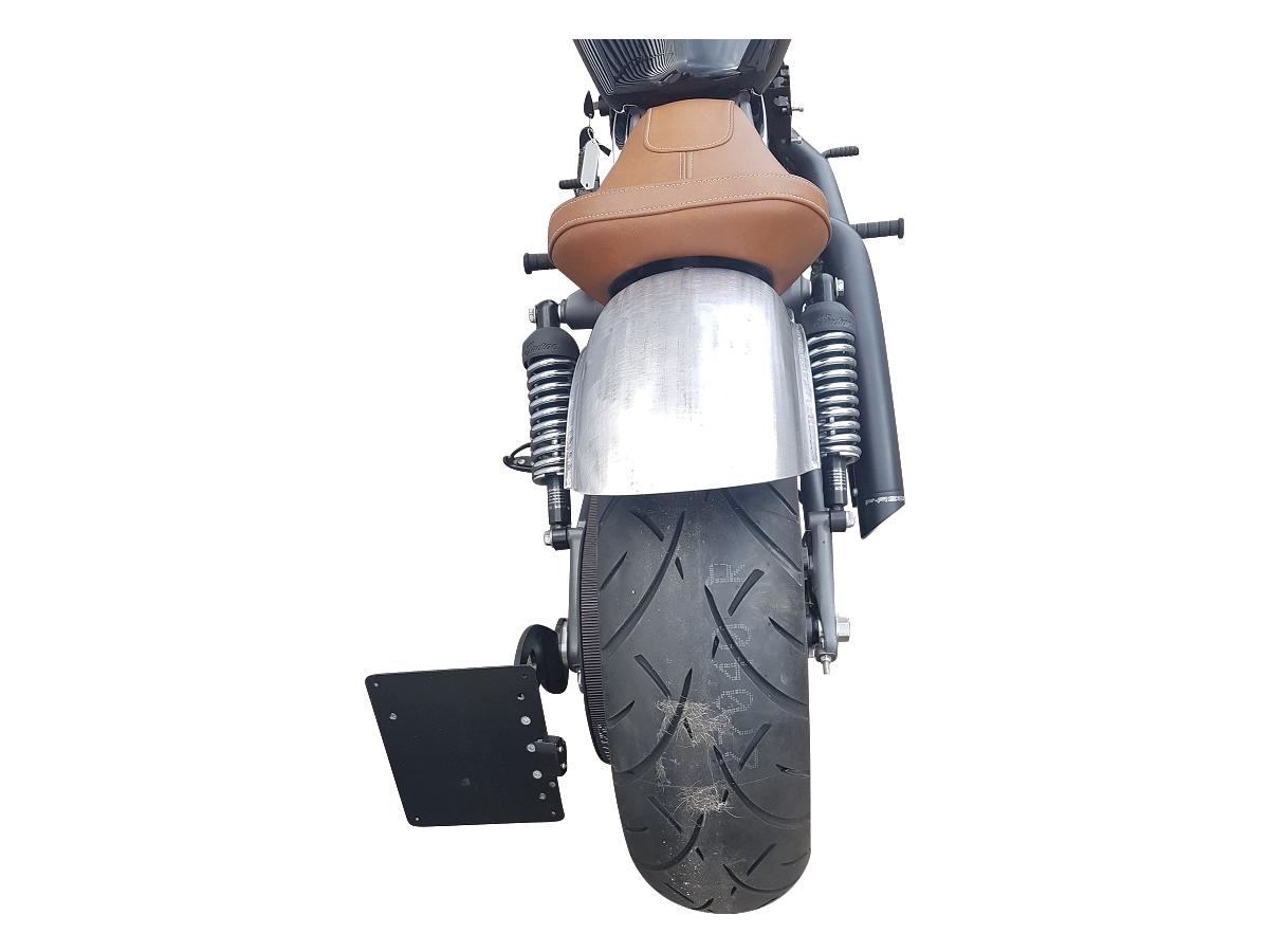 Stillett 200 Rear Fender For Indian Scout Raw Steel Holy Death Motorcycle Co.