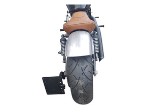 Stillett 200 Rear Fender For Indian Scout Raw Steel Holy Death Motorcycle Co.