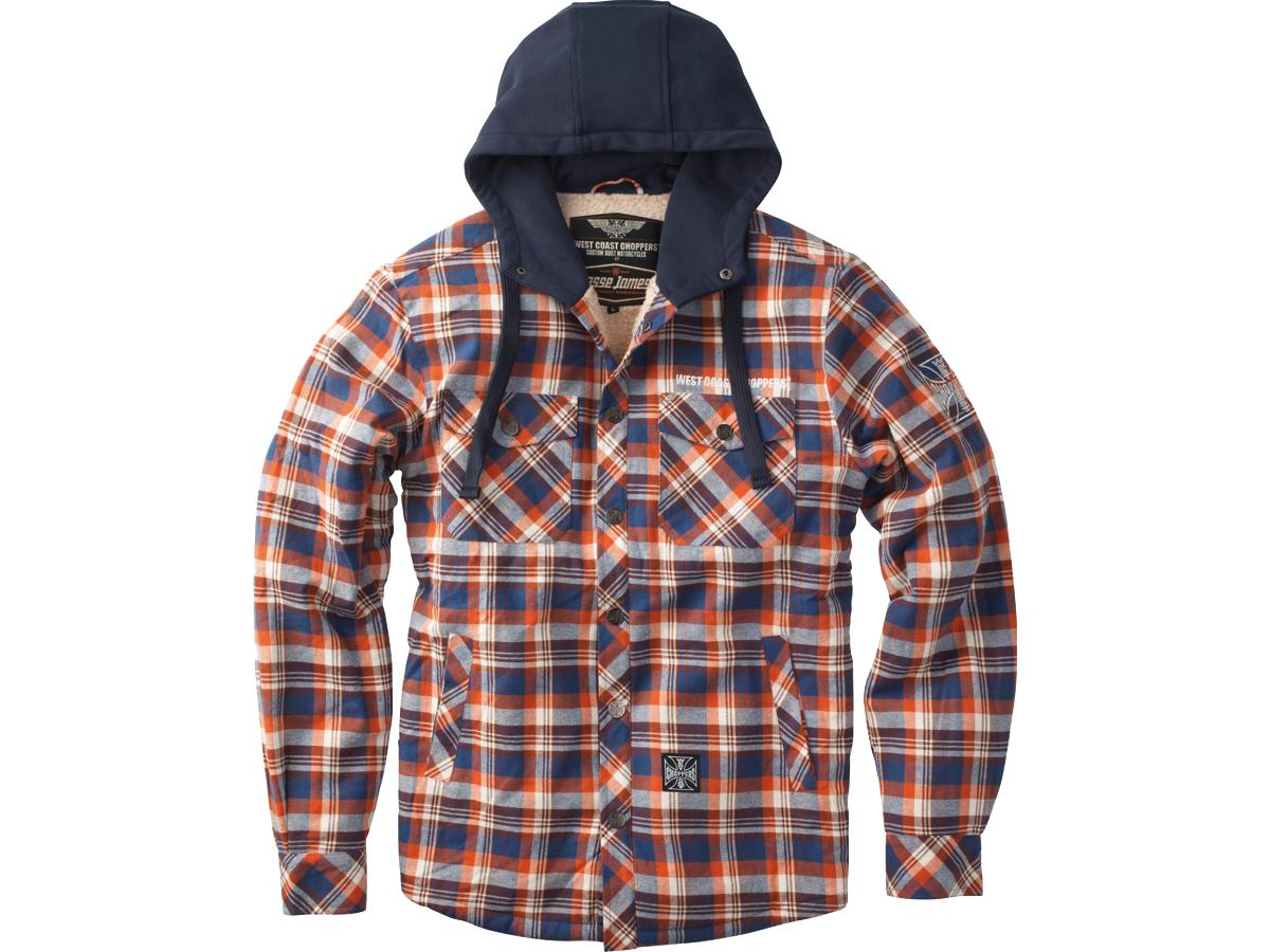 West Coast Choppers Sherpa Lined Flannel Jacket West Coast Choppers Default Title