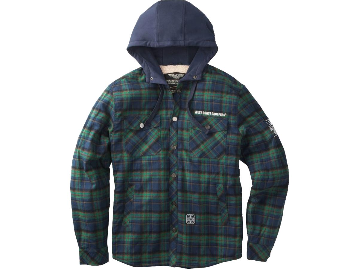 West Coast Choppers Sherpa Lined Flannel Jacket West Coast Choppers Default Title