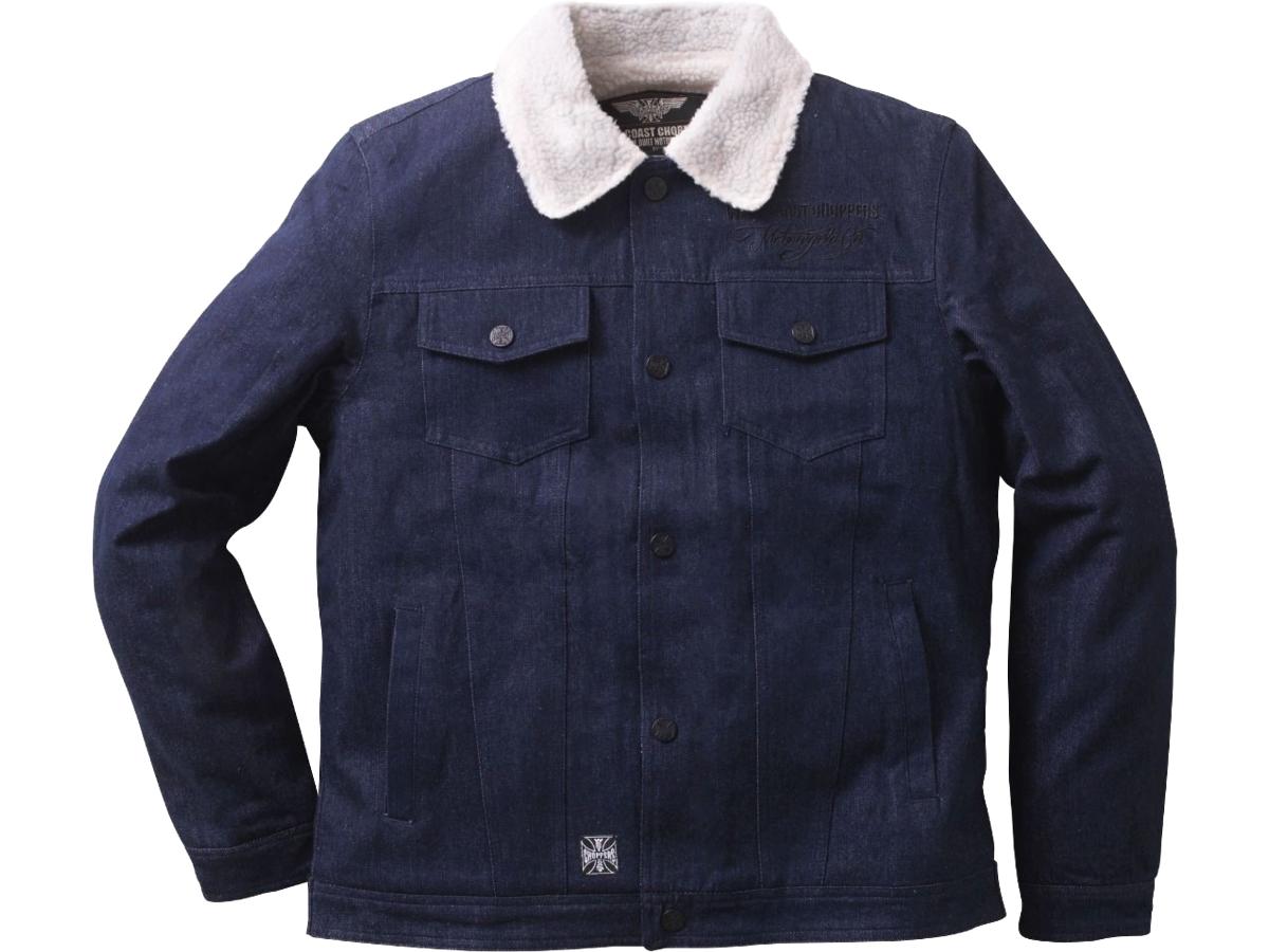 West Coast Choppers Sherpa Lined Denim Jacket West Coast Choppers Default Title