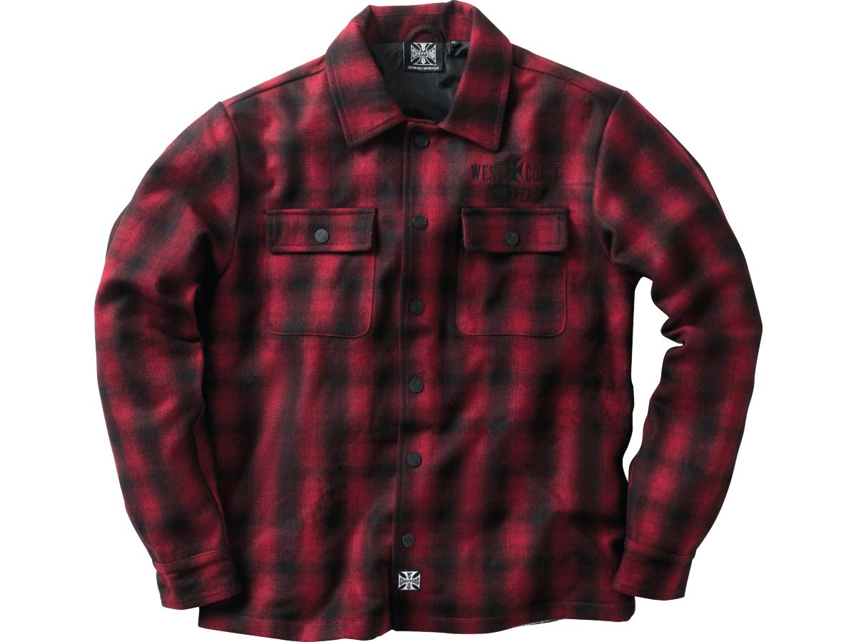 West Coast Choppers Wool Lined Plaid Jacket West Coast Choppers Default Title