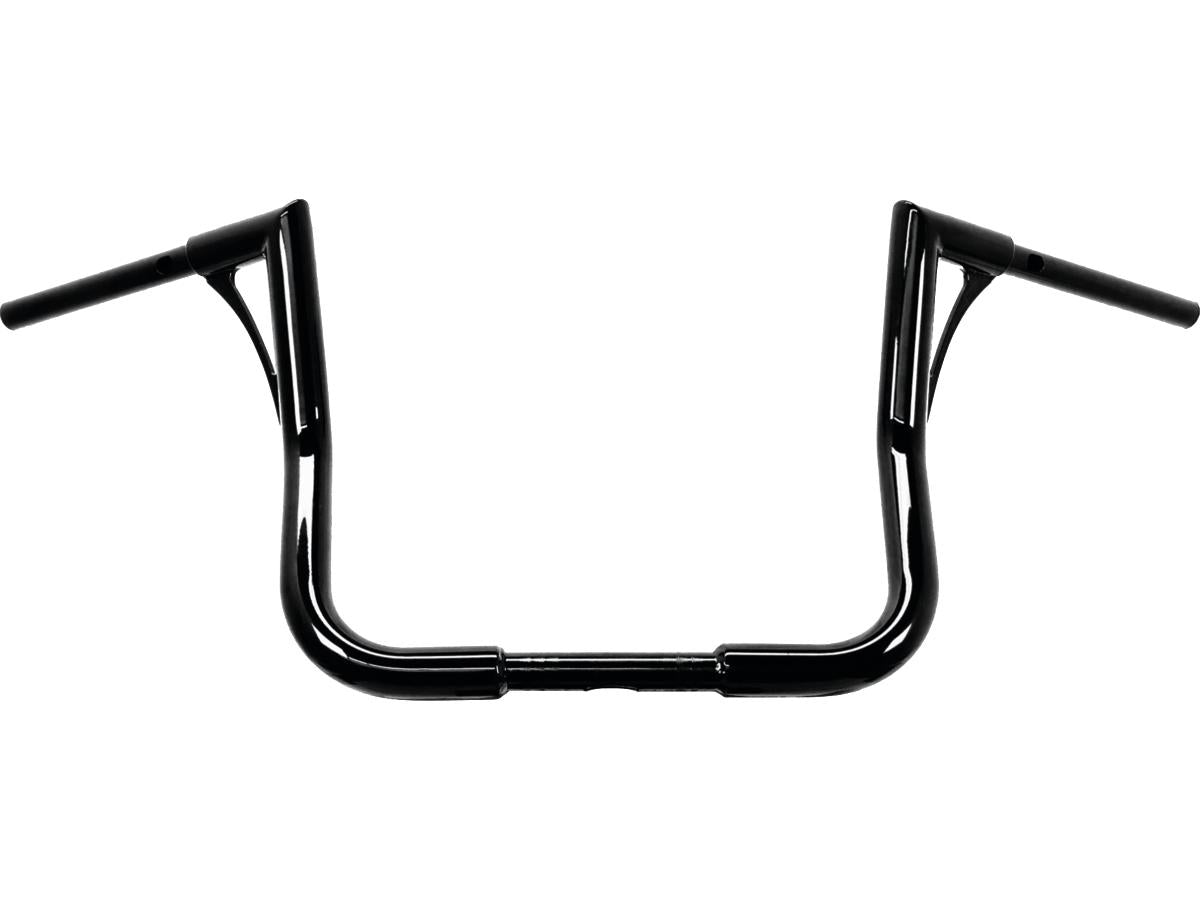 Kodlin 355 Tall Bagger Flow Bar Super Fat Handlebar For Street Glide With 1" Clamp Diameter 3 Hole Gloss Black Powder Coated 1,4" Throttle By Wire (Switch Housing Sensor) Kodlin Default Title