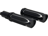 Arlen Ness Deep Cut Comfort Grips Black 1" Throttle By Wire (Switch Housing Sensor) Arlen Ness Default Title