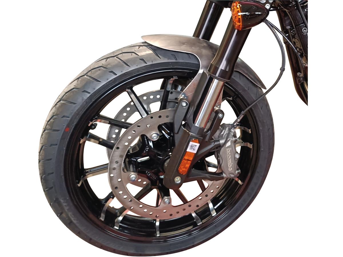 Front Fender For Indian Sport Chief Raw Steel Holy Death Motorcycle Co.