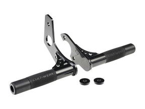 Cult Werk Club Style Crash Bar Gloss Black Powder Coated Cult Werk