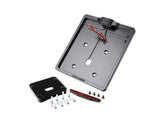 Cult Werk Mid Mount License Plate Bracket And Base Plate Kit V1, Germany: 180 X 200 Mm, Without 3 In 1 Turn Signals Black Satin Cult Werk Default Title