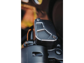 Cult Werk Front Brake Master Cylinder Cover Racing Black Cut Cult Werk