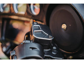 Cult Werk Front Brake Master Cylinder Cover Racing Black Cut Cult Werk