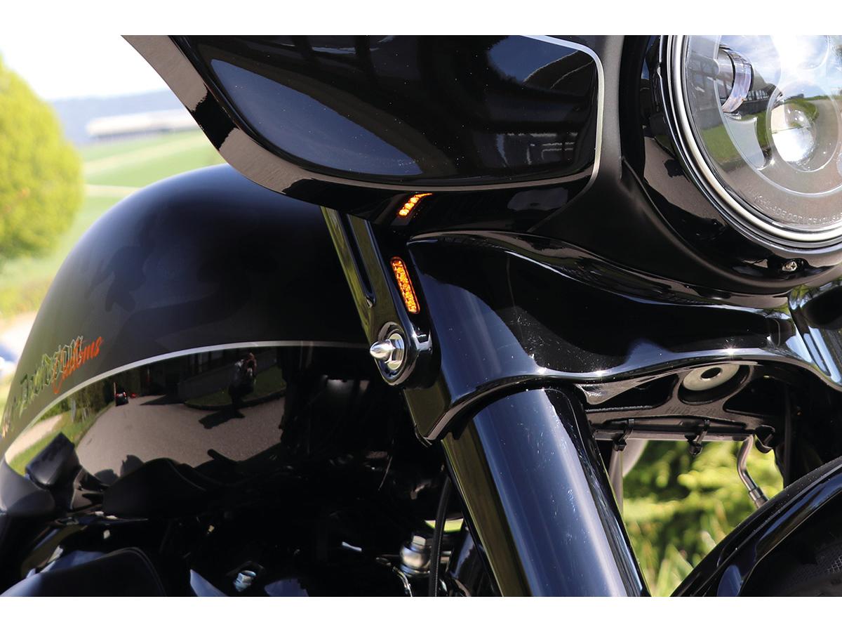 Cult Werk Clean Style Turn Signal For Touring Models Black Cult Werk