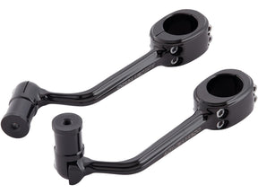 Arlen Ness Forged Highway Peg Mounts Accepts Hd Type Shifter Pegs (5/16” 24) Black Anodized Arlen Ness