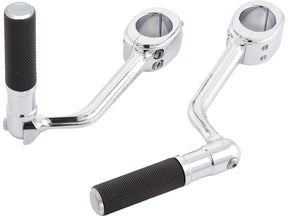 Arlen Ness Forged Highway Peg Mounts Including Arlen Ness Chrome Knurled Style Shifter Pegs Chrome Arlen Ness