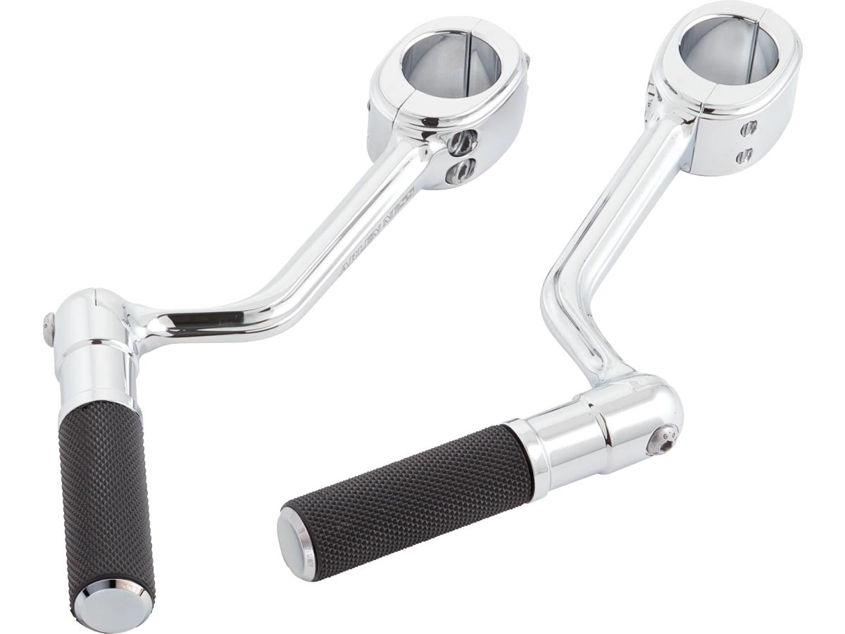Arlen Ness Forged Highway Peg Mounts Including Arlen Ness Chrome Knurled Style Shifter Pegs Chrome Arlen Ness