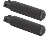 Arlen Ness Knurled Rubber Footpegs Black Rubber, Black Endcap Arlen Ness Default Title