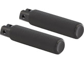 Arlen Ness Knurled Rubber Passenger Pegs Black Rubber, Black Endcap Arlen Ness Default Title