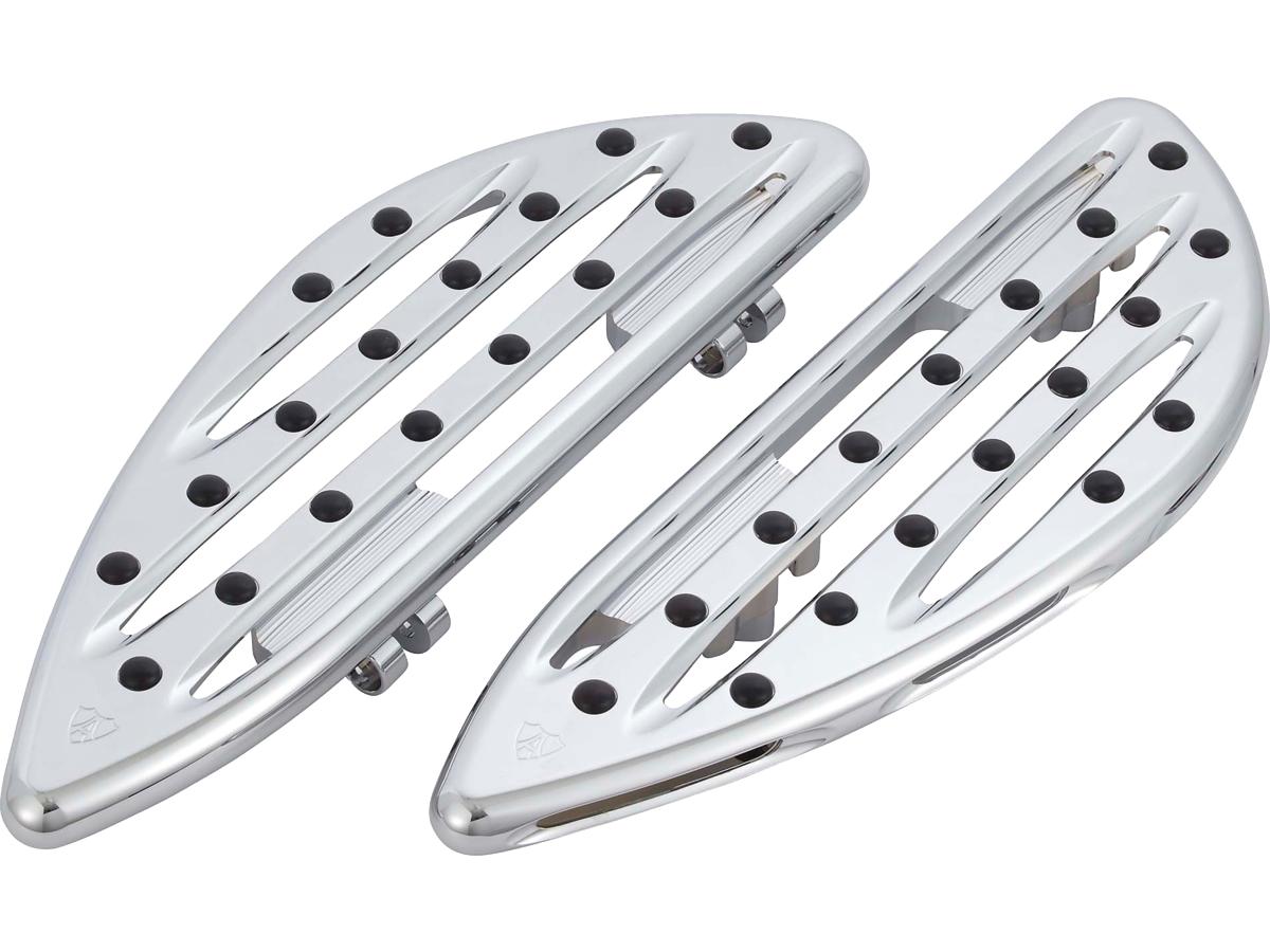 Arlen Ness Deep Cut Driver Floorboards Chrome Arlen Ness Default Title