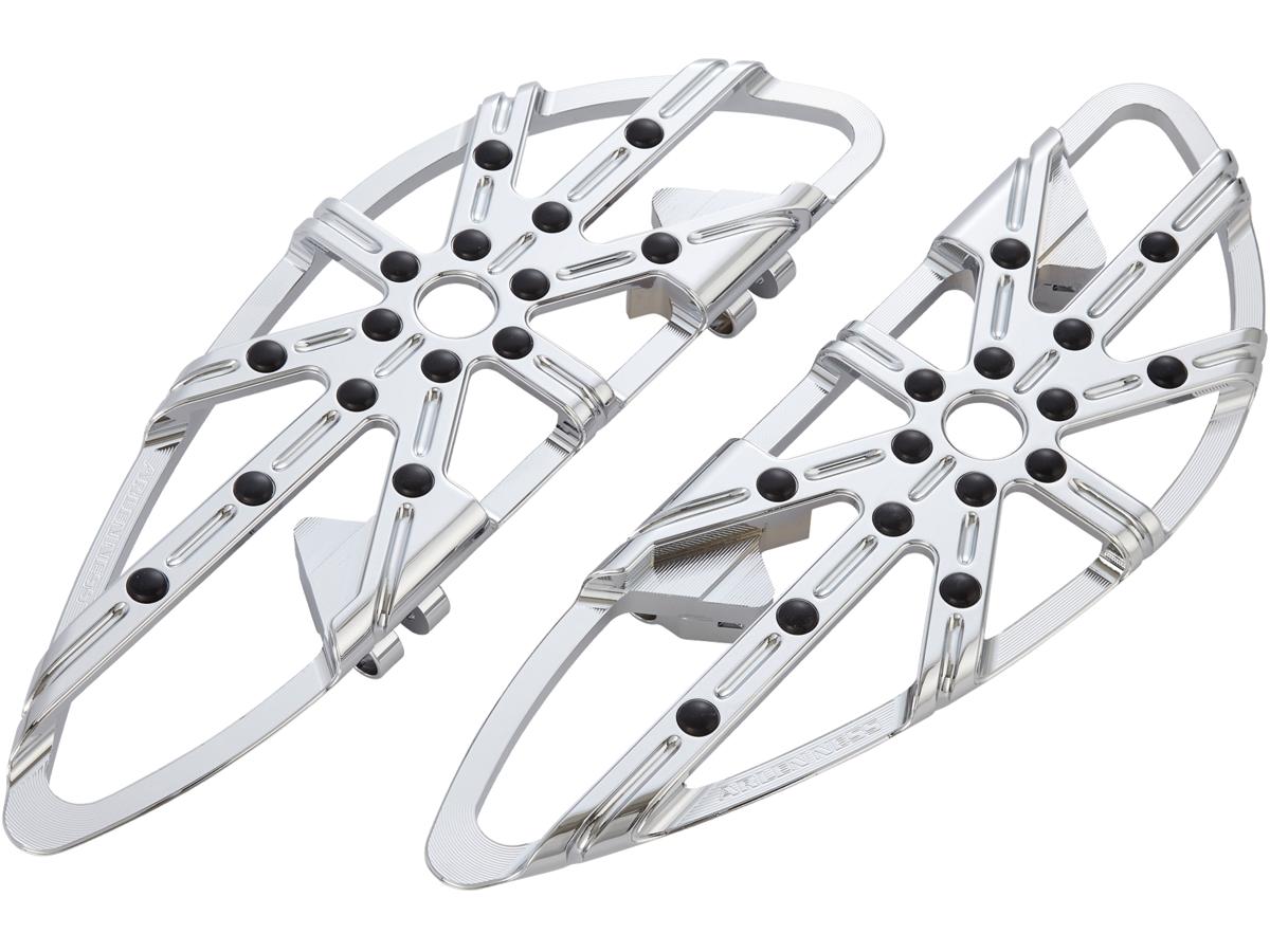 Arlen Ness 10 Gauge Driver Floorboards Chrome Arlen Ness Default Title