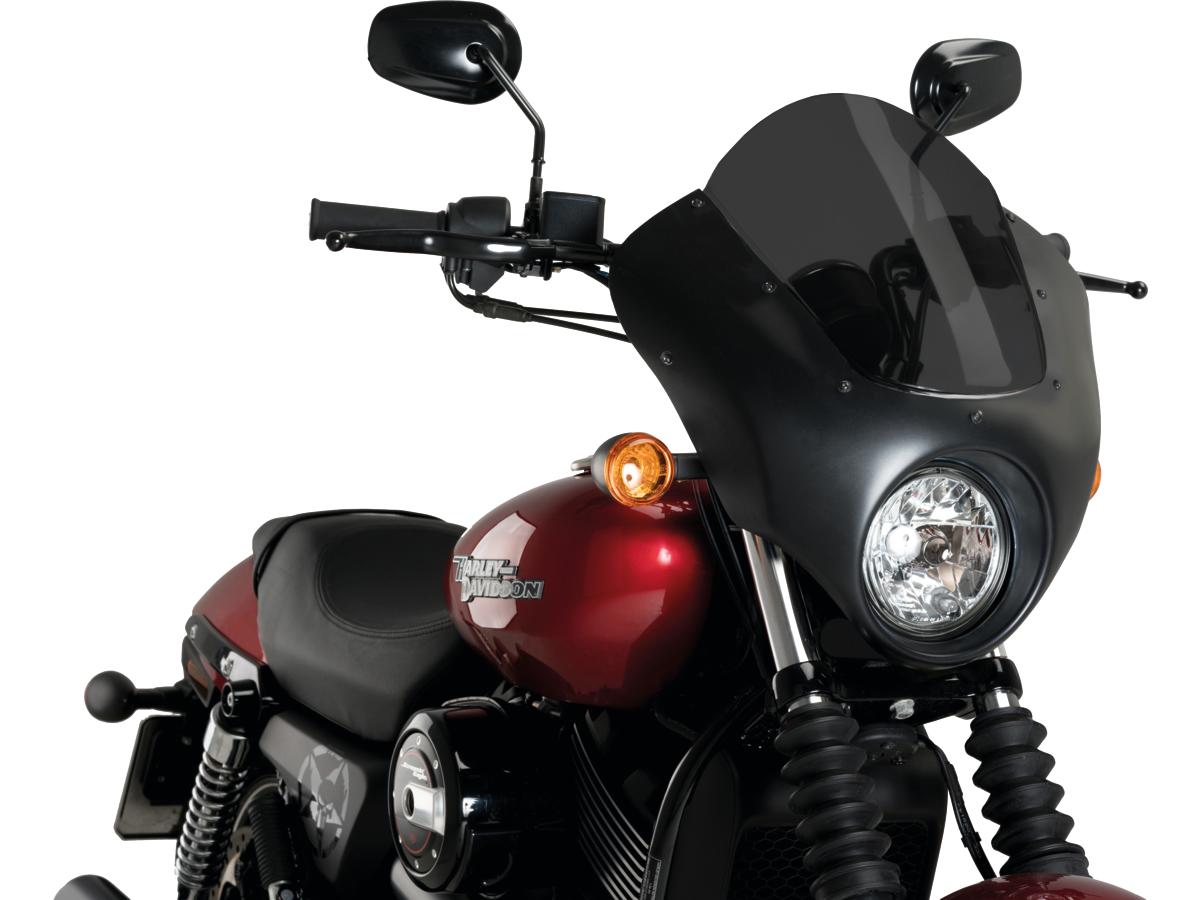 Santee Dark Night Semifairing Without Bracket And Screen Dimensions Fairing With Screen, Height 470 Mm X Width 460 Mm Santee