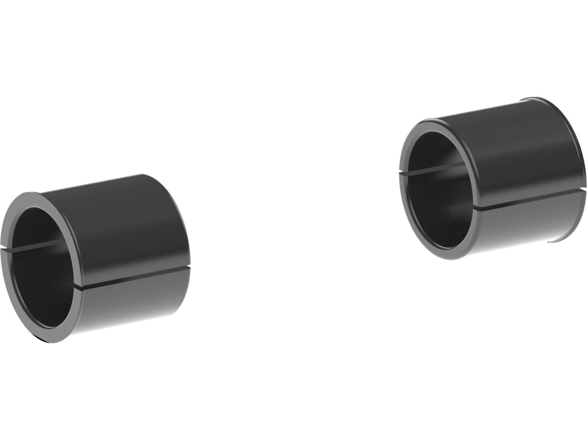 Ricks Motorcycles Handlebar Reducing Sleeve Kit 1 1/4" To 1 1/8" Black Anodized Ricks Motorcycles Default Title