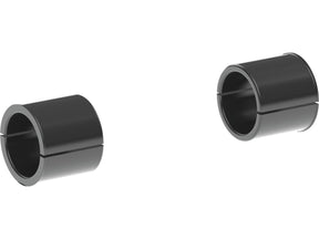 Ricks Motorcycles Handlebar Reducing Sleeve Kit 1 1/4" To 1 1/8" Black Anodized Ricks Motorcycles Default Title