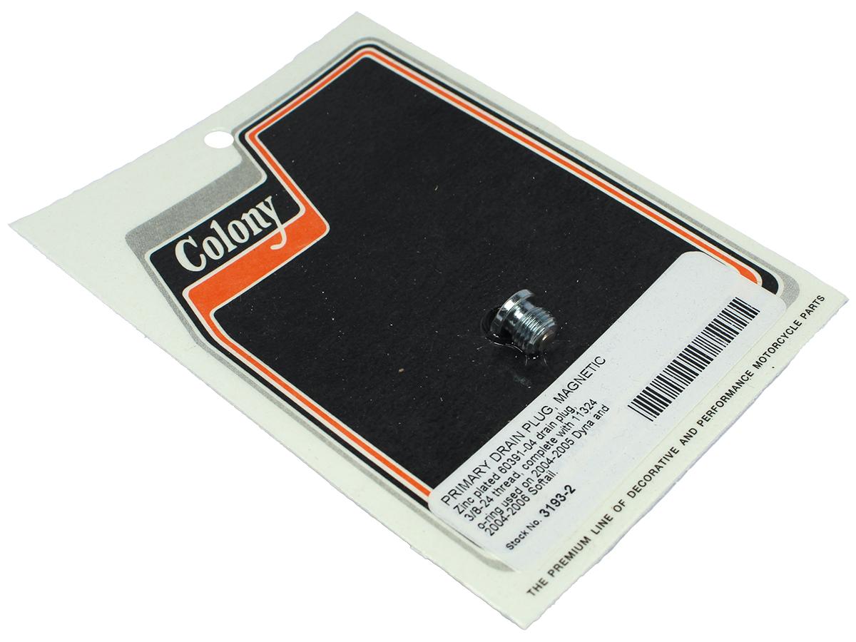 Colony Magnetic Primary Drain Plug Zinc Plated 3/8" 24 Unf Colony Default Title