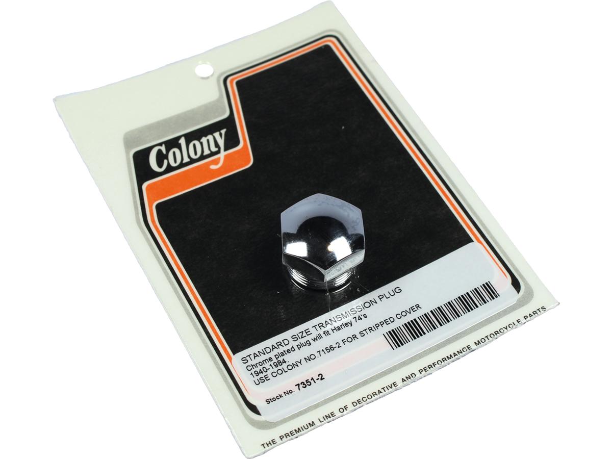 Colony Custom Transmission Filler Plug Chrome 7/8" 18 Colony Default Title