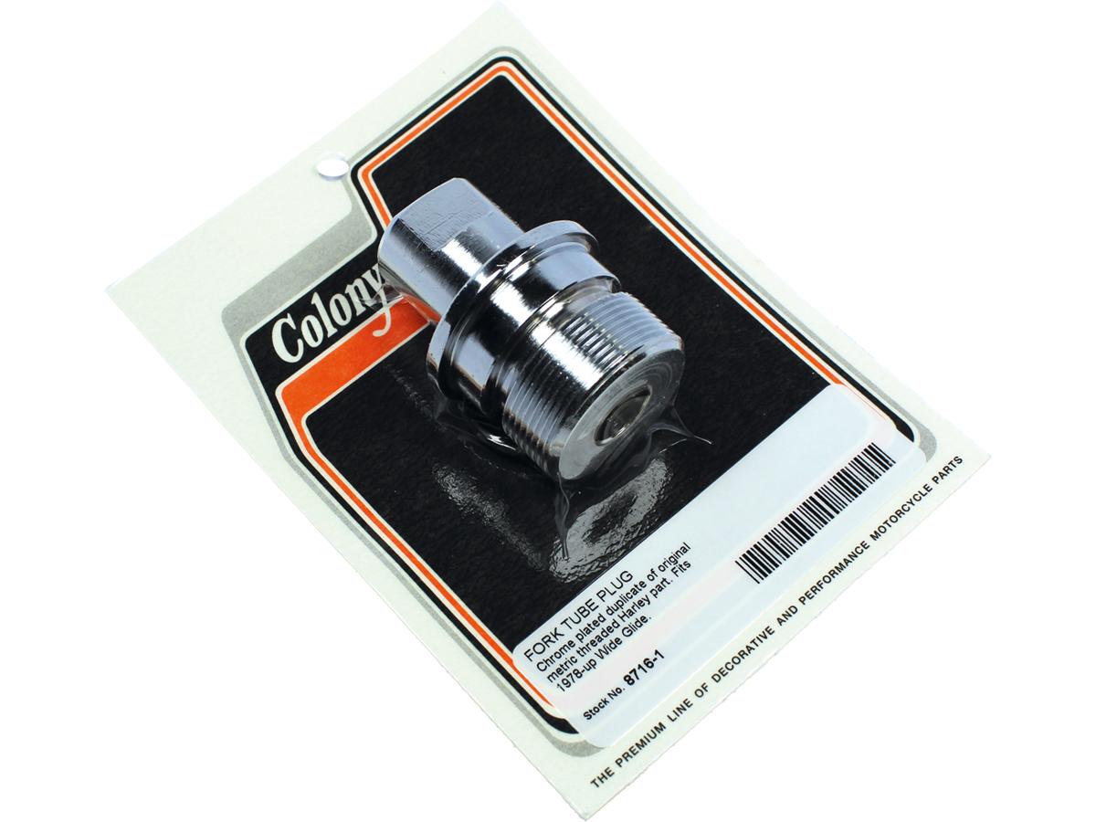Colony Fork Tube Plug Chrome Colony Default Title