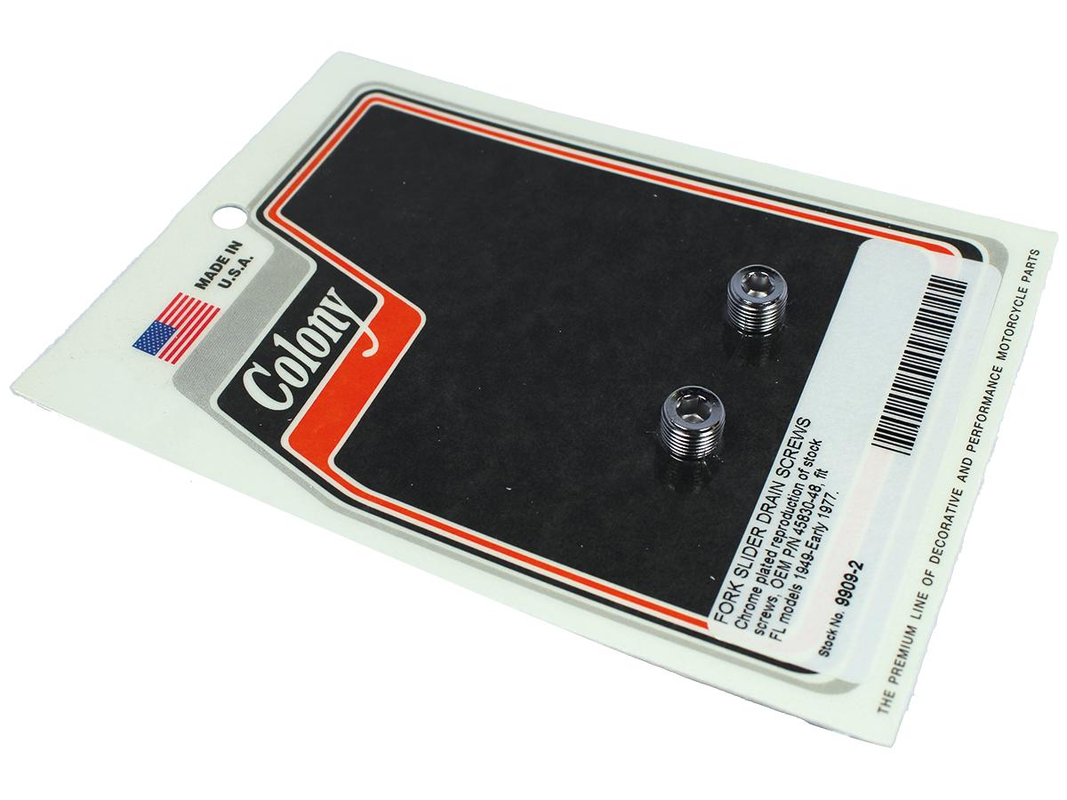 Colony Fork Slider Drain Plugs Chrome Colony Default Title