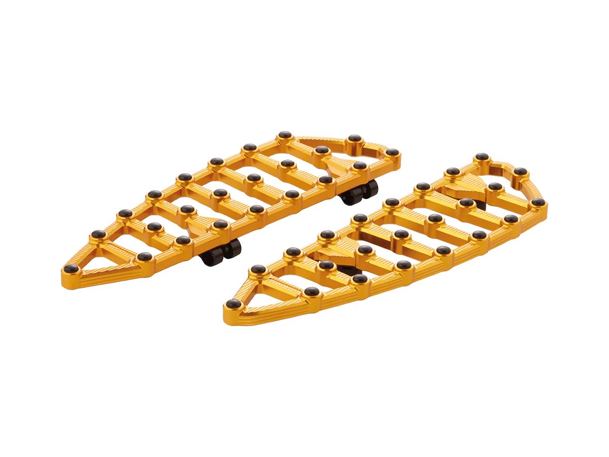 Arlen Ness Mx Driver Floorboards Gold Anodized Arlen Ness