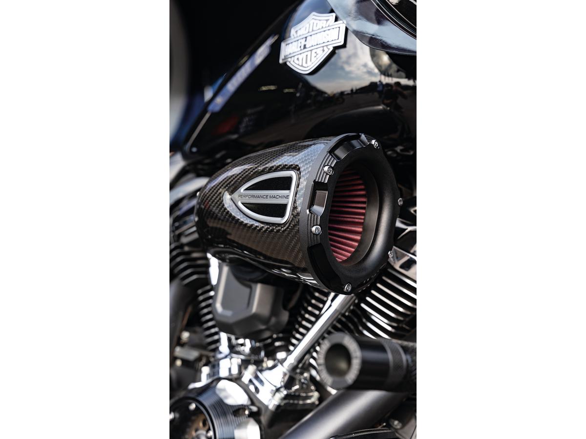 Performance Machine C4 Series Air Cleaner Gloss Carbon Black Ops Performance Machine